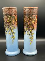 Schitterende originele set Legras vazen - Art Nouveau, Antiek en Kunst, Antiek | Glas en Kristal, Ophalen