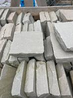 Kandla keien 14x14x3 cm natuursteen (ca. 500 stuks), Tuin en Terras, Grind, Keien en Split, Ophalen, Gebruikt, Zandsteen, Kei