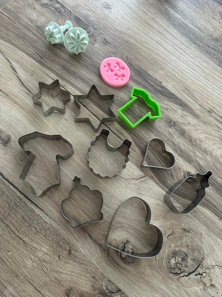 Koekjes figuren en vormpjes, Ophalen of Verzenden, Gebruikt