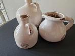 Set van 3 decoratieve kruiken/kannetjes, Huis en Inrichting, Woonaccessoires | Vazen, Ophalen, Overige kleuren, Aardewerk of Porselein