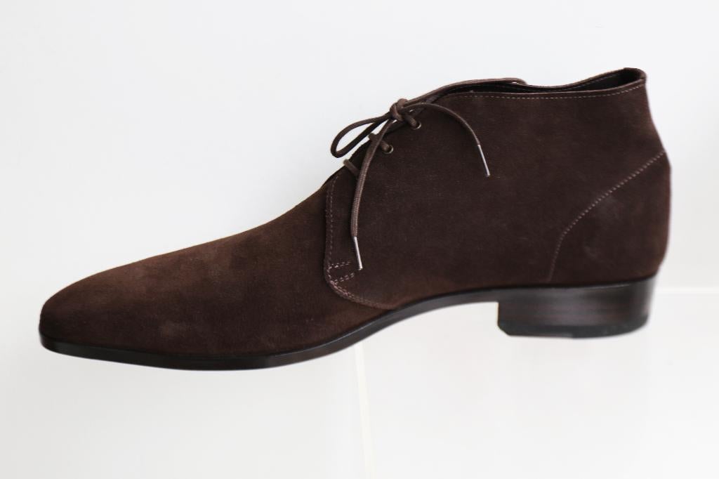 Nieuw in doos! Enrico Piaceri plain chukkaboots in 11.5 = 46, Enrico Piaceri, Bruin, Boots, Nieuw
