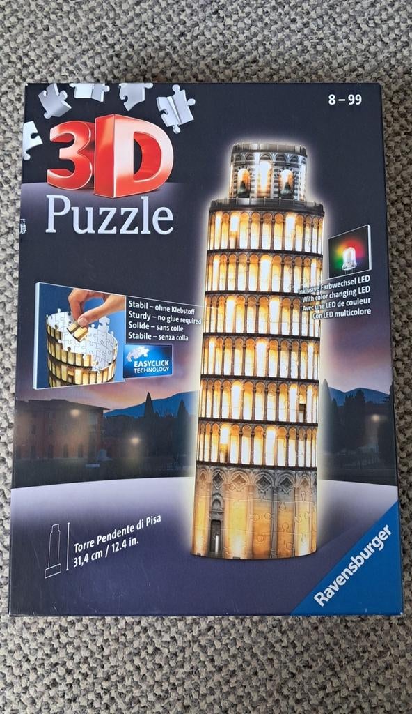 3D puzzel toren van Pisa, Ophalen, Zo goed als nieuw