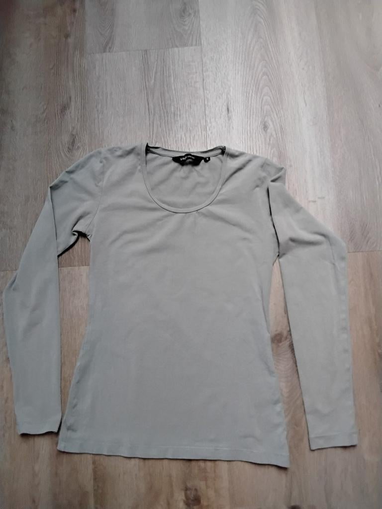 Shirt,s, Beige, Ophalen of Verzenden, Zo goed als nieuw, Lange mouw