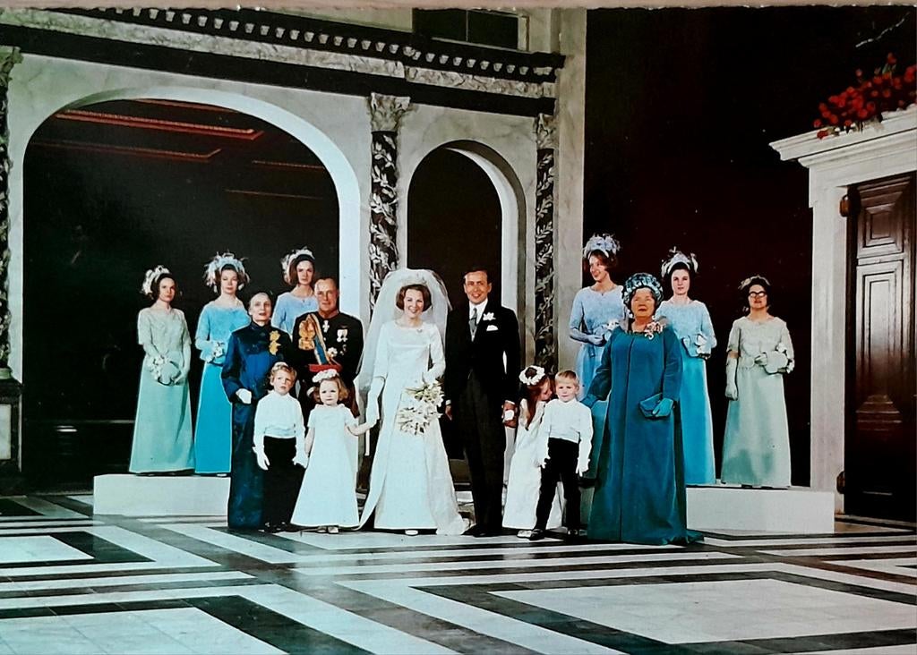 Pr.Beatrix en Pr.Claus Huwelijk, Verzamelen, Ophalen of Verzenden, Nieuw, Nederland, Kaart, Foto of Prent