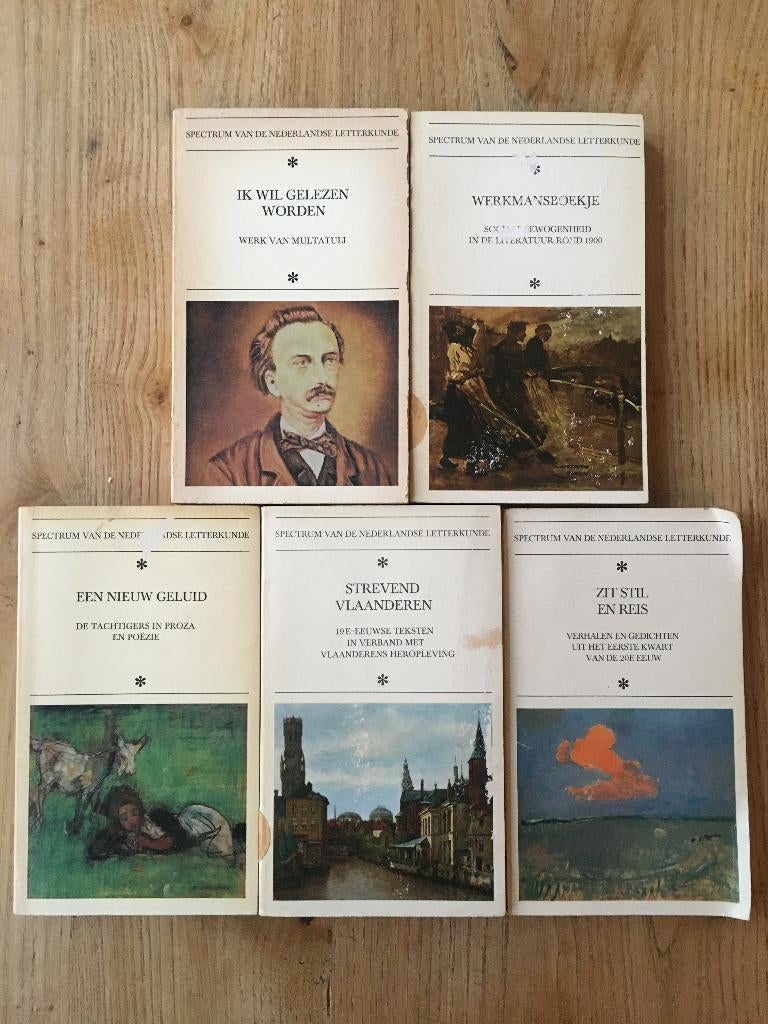 Spectrum van de Nederlandse letterkunde, 	deel 1-25, Ophalen of Verzenden, Gelezen