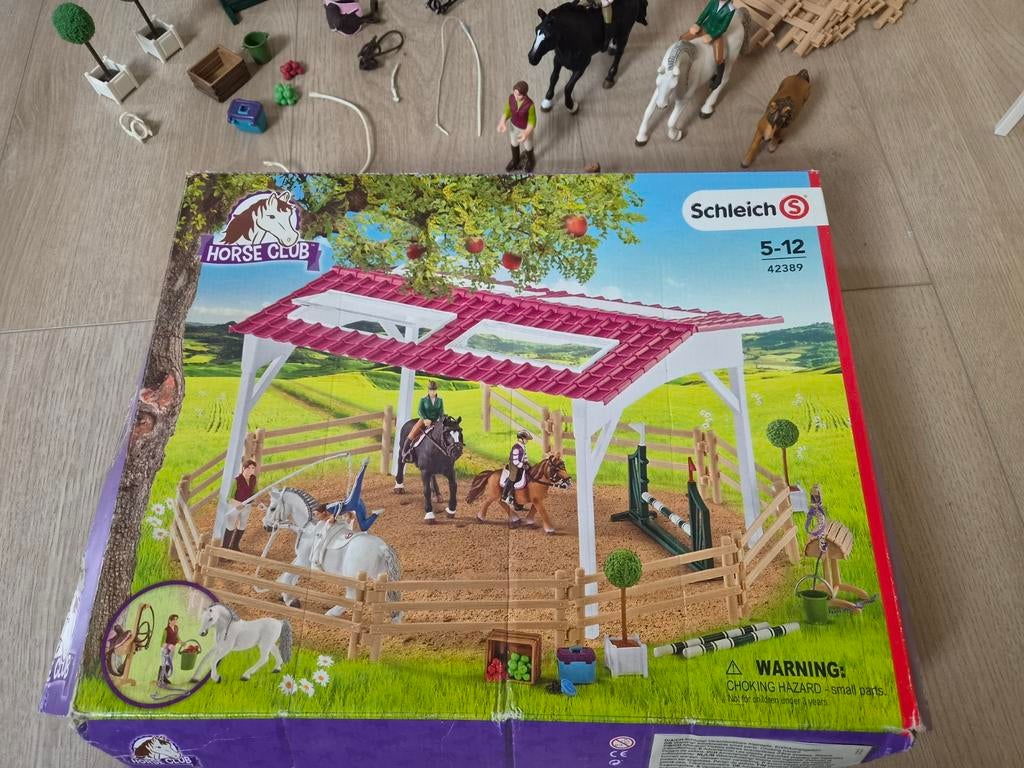 Schleich Horse Club Rijschool, Ophalen of Verzenden, Zo goed als nieuw, Jongen of Meisje