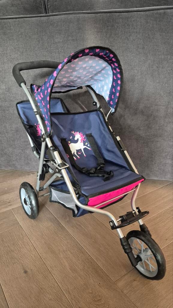 Bayer duowagen voor poppen z.g.a.n., Ophalen, Zo goed als nieuw, Babypop