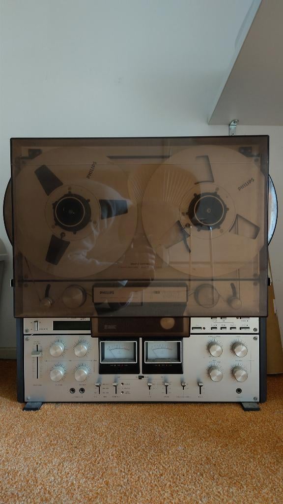 Philips Bandrecorder N4522, Audio, Tv en Foto, Bandrecorders, Ophalen, Bandrecorder, Met stofkap