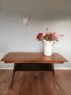 Vintage mid-century salontafel met omkeerbaar blad inl, Huis en Inrichting, Tafels | Salontafels, Ophalen, 100 tot 150 cm, 50 tot 100 cm