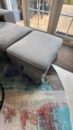 IKEA HOCKER MET GRIJZE HOES, Ophalen, Gebruikt, 75 tot 100 cm, 75 tot 100 cm