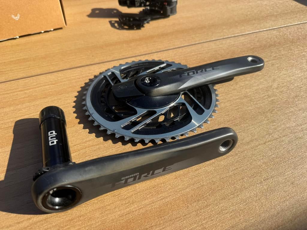 SRAM Red / Force AXS DUB powermeter crankstel 50/37T, Fietsen en Brommers, Fietsonderdelen, Ophalen of Verzenden, Zo goed als nieuw