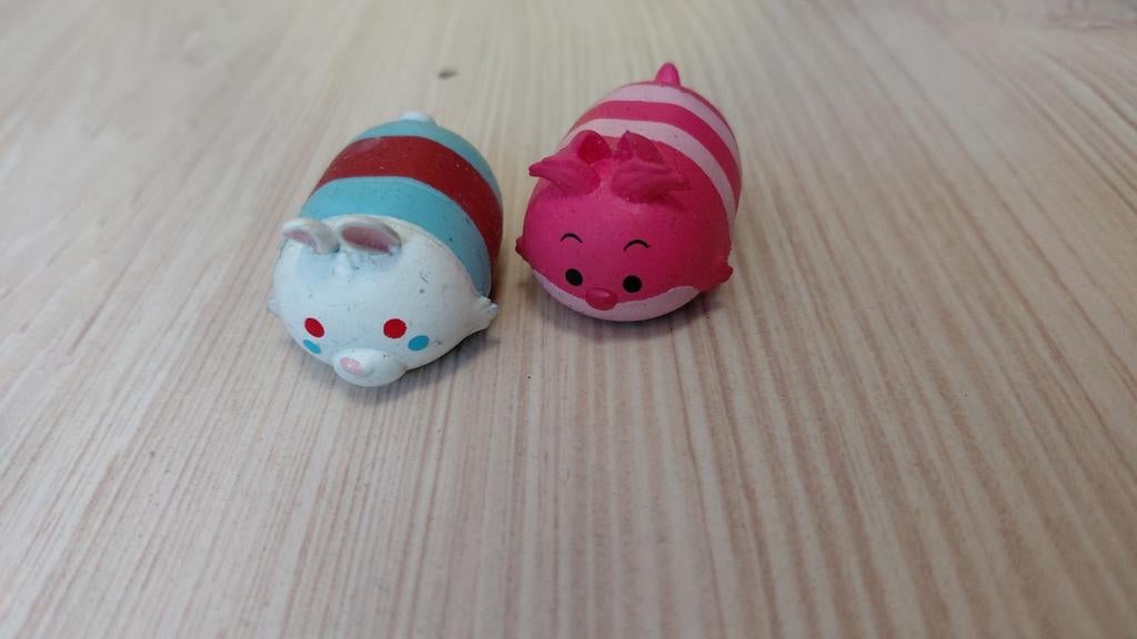 Tsum Tsum Disney poppetjes White rabbit cheshire cat, Verzamelen, Ophalen of Verzenden