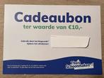 Cadeaubon € 10 Thuisschoonmaken, Eén persoon, Cadeaubon, Overige typen