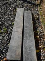 Twee stukken Belgisch hardsteen natuursteen, Ophalen, 100 tot 200 cm, Nieuw, Natuursteen