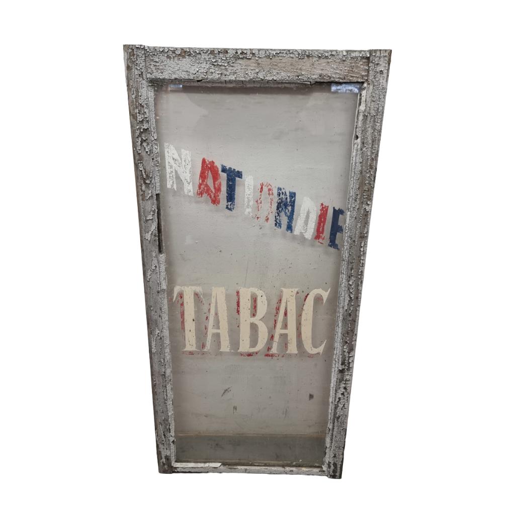 Oude Franse raam met beschildering, Antiek en Kunst, Curiosa en Brocante, Ophalen