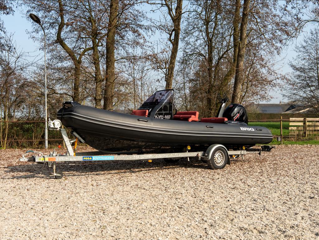 Brig Eagle 6 (2021) 150 pk Mercury PRO XS Incl. Pega trailer, Watersport en Boten, Rubberboten, Overige merken, 120 tot 200 pk