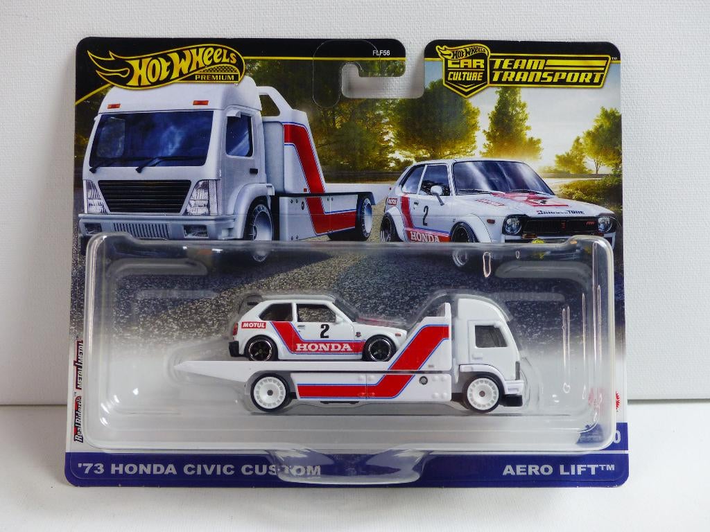 Hot Wheels Team Transport Honda Civic, Hobby en Vrije tijd, Modelauto's | Overige schalen, Auto, Unknown, Nieuw, Ophalen of Verzenden