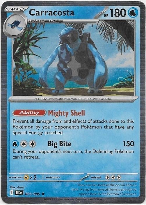 Black Bolt,  Carracosta [holo] 23/86, Verzenden, Nieuw, Losse kaart