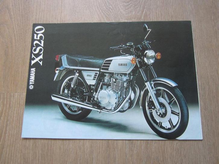 Yamaha XS 250 brochure folder 1978, Motoren, Handleidingen en Instructieboekjes, Yamaha, Ophalen of Verzenden