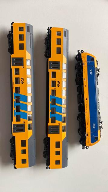 Piko Startset NS Elektr. Locomotief&Dubbeldeksrijtuigen beschikbaar voor biedingen
