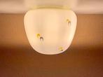 Plafondlamp uit de jaren 50 prachtig vintage glazen bol, Huis en Inrichting, Lampen | Plafondlampen, Ophalen of Verzenden, Gebruikt