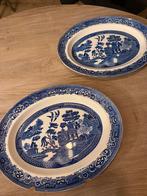 Old Willow Servies - 2 schalen, 2 bordjes, 4 dinerborden, Ophalen