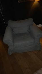 Donkergrijze ektorp hoes fauteuil, Huis en Inrichting, Fauteuils, Ophalen of Verzenden, Zo goed als nieuw, 75 tot 100 cm