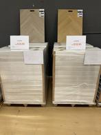 Restant PVC plak visgraat A kwaliteit - direct ophalen, Nieuw, Overige typen, Beige, Ophalen