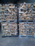 MIX DROOG Eiken en Berkenhout - €116/kuub zie omschrijving, Tuin en Terras, Haardhout, Minder dan 3 m³, Ophalen, Eikenhout, Blokken