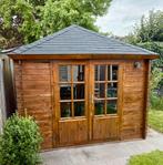Tuinhuis 3x3 meter, Ophalen, 3 ramen of meer, 250 tot 500 cm, Hout