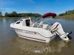 KAJUITBOOT QUICKSILVER FLAMINGO+EVINRUDE 40PK-BJ 2015, Watersport en Boten, Vis- en Consoleboten, Ophalen of Verzenden, Zo goed als nieuw