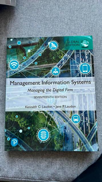 Management information systems 17th edition beschikbaar voor biedingen