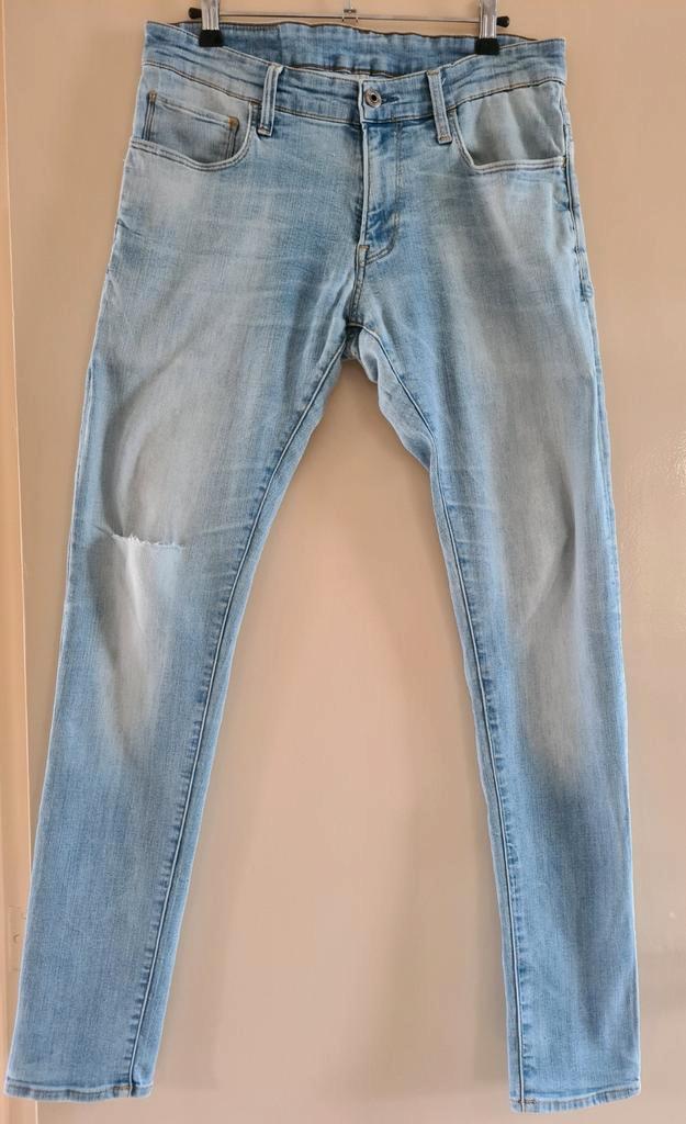 "G-STAR Raw" jeans met gehavende accenten. Mt.32-32., Kleding | Heren, Spijkerbroeken en Jeans, Zo goed als nieuw, W32 (confectie 46) of kleiner