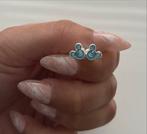 Disney Mickey Mouse Oorbellen Blauw, Met kristal, Overige materialen, Blauw, Ophalen of Verzenden