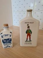 Irish mist liqueur 2x, kleine fles is van Delfts aardewerk., Ophalen of Verzenden, Zo goed als nieuw