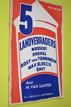 5 Landverraders -1945- M. van Santen- (NSB), Gelezen, M. van Santen, Algemeen, Ophalen of Verzenden