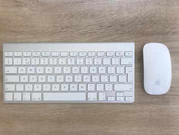 Apple draadloos toetsenbord en draadloos muis beschikbaar voor biedingen