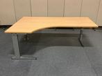 Hoekbureau met slinger 18080/120xH64-84 cm, 20 stuks, Verzenden, In hoogte verstelbaar, Gebruikt, Bureau
