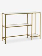 Bijzettafel Sidetable PANDRUP, Huis en Inrichting, Ophalen, Glas, Zo goed als nieuw, 25 tot 50 cm