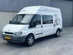 Ford Transit 350L 2.4TDdi SHD 125 PK LANG HOOG+7 PERSOONS DU, Gebruikt, 4 cilinders, 7 stoelen, Stoelverwarming
