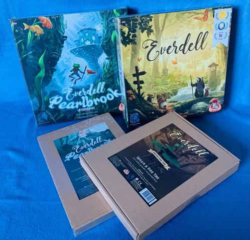 Everdell : Basisspel - Pearlbrook uitbreiding / 2 upgrades, Hobby en Vrije tijd, Gezelschapsspellen | Bordspellen, Nieuw, Een of twee spelers