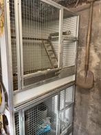 Papagaaien kooien, Dieren en Toebehoren, Ophalen of Verzenden, Gebruikt, Metaal, Vogelkooi