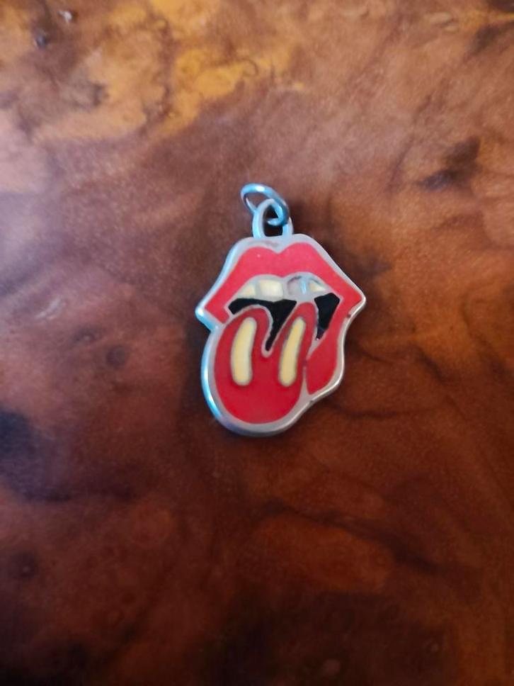 Rolling Stones Bedel, Sieraden, Tassen en Uiterlijk, Bedels, Gebruikt, Overige merken, Zilver, 1 bedel, Ophalen