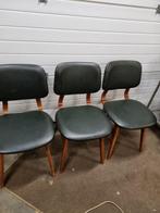 stoelen vintage '60 scandinavisch drie stuks, Antiek en Kunst, Ophalen of Verzenden