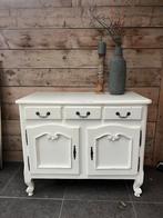 Witte commode met lades en deuren, Kinderen en Baby's, Kinderkamer | Commodes en Kasten, Ophalen, Gebruikt, 50 tot 70 cm, 100 cm of meer