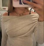 Beige top, Verzenden, Beige, Nieuw, Lange mouw