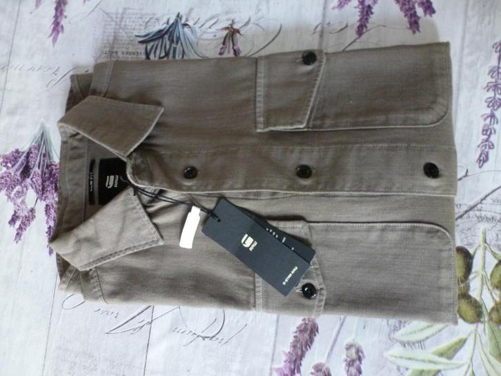 13.) Blouse G-Star Raw - M Groen, Kleding | Heren, Overhemden, Nieuw, Halswijdte 39/40 (M), Groen, Ophalen of Verzenden