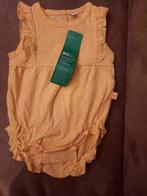 Nieuw met kaartje gele polkadot ruches romper, Ophalen of Verzenden, Nieuw, Meisje, Nacht- of Onderkleding