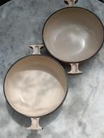 LE CREUSET La Mama brick ovenschaaltjes 17 cm 2x (G282), Gietijzer, Overige typen, Nieuw, Ophalen of Verzenden