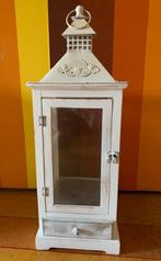 Groot windlicht 63 cm hoog 22 cm diep, Ophalen of Verzenden, Gebruikt, Hout, 50 tot 75 cm